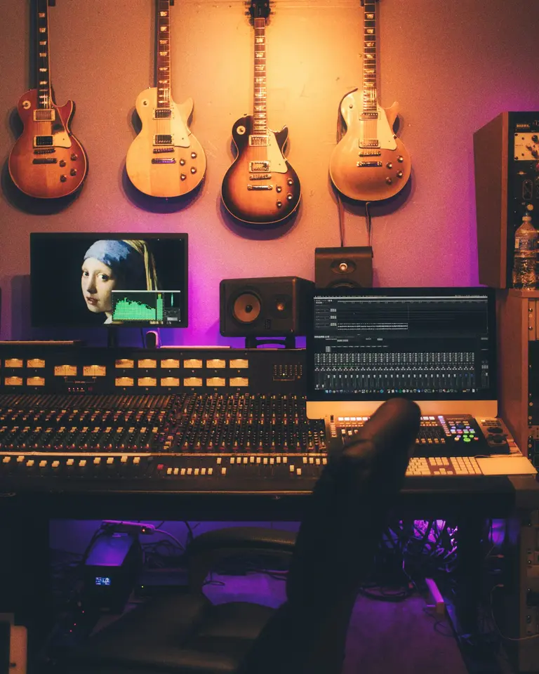 Musician playing piano